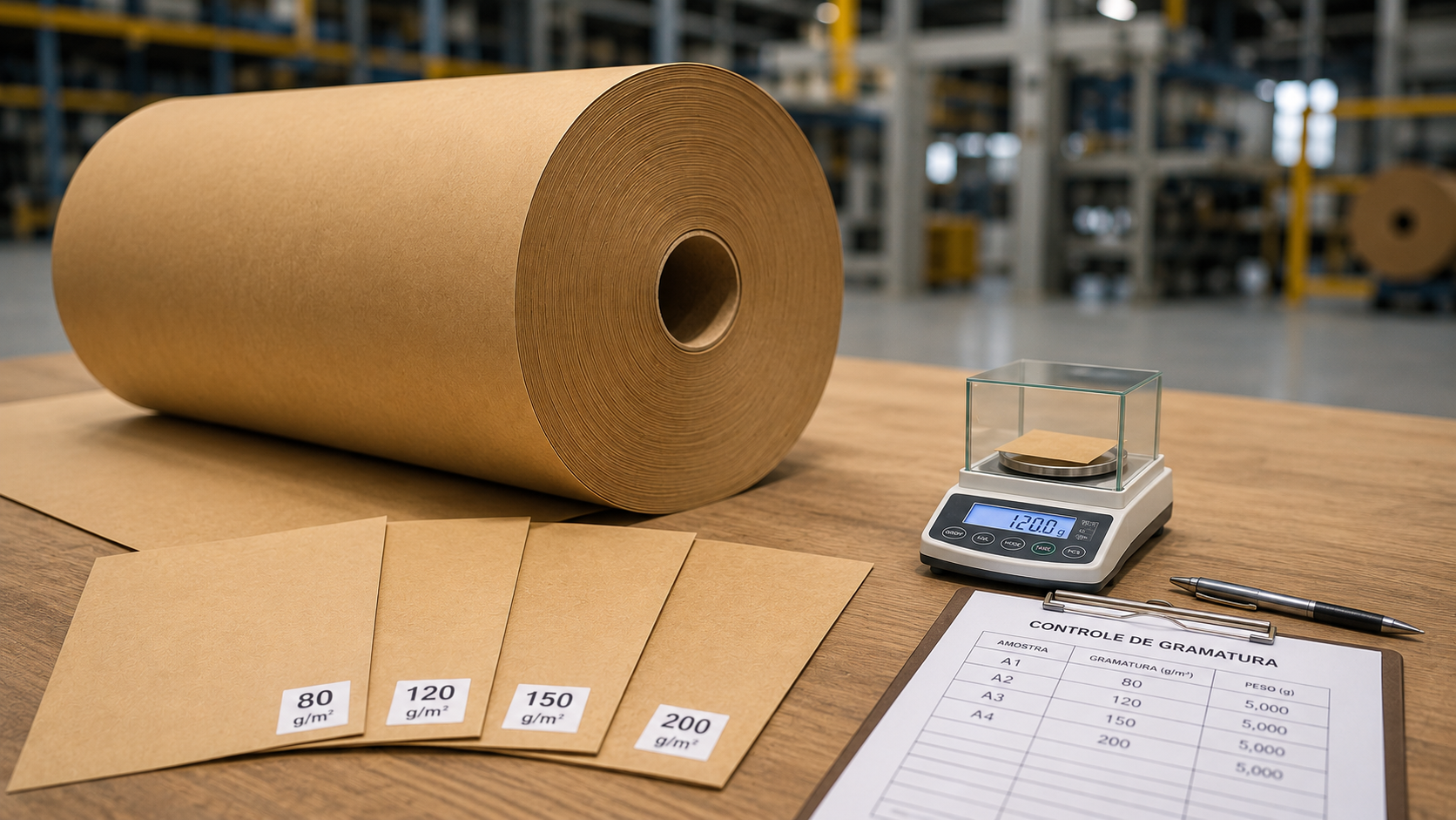 Como escolher a gramatura do papel kraft