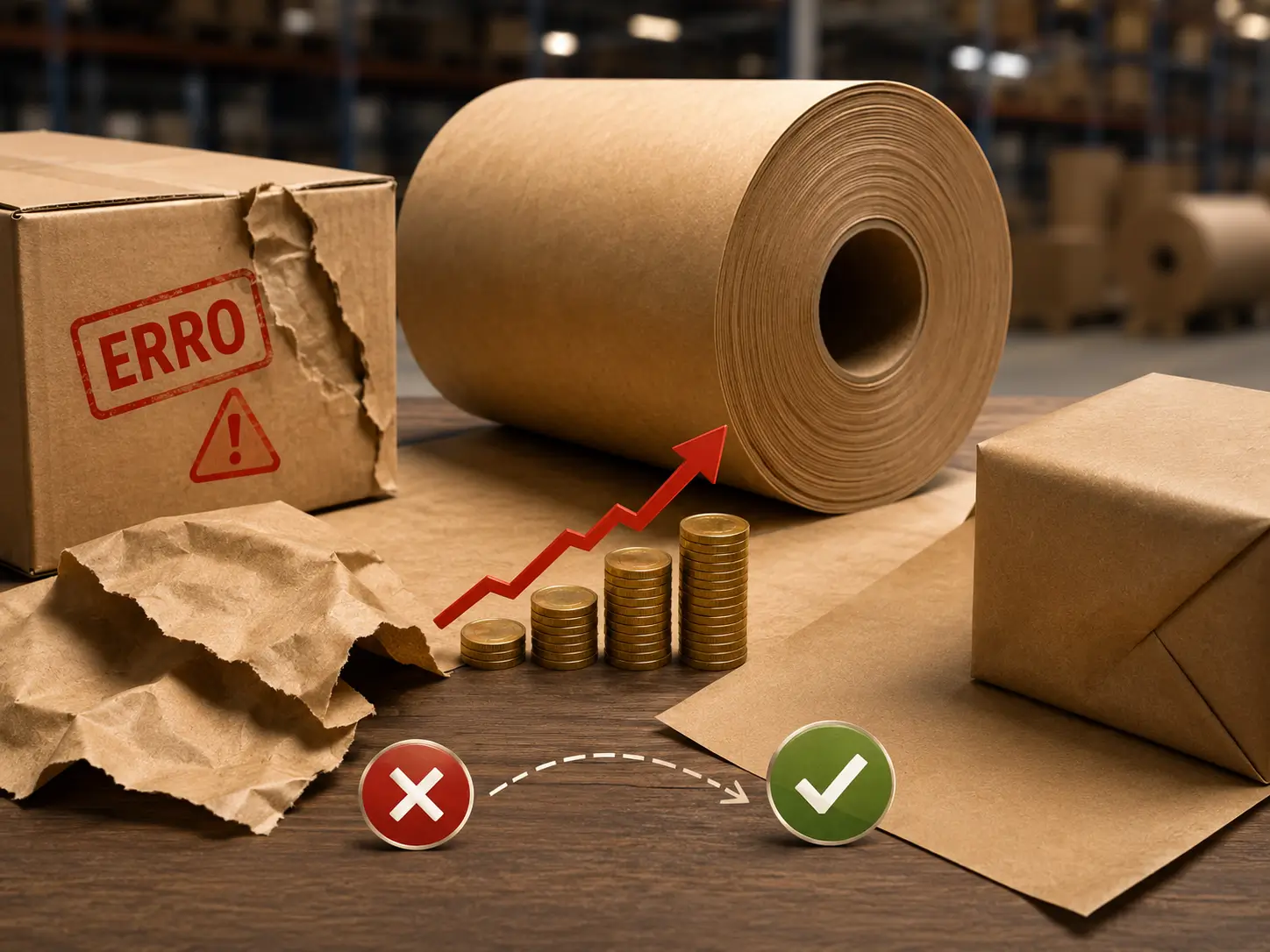 5 erros na escolha do papel kraft